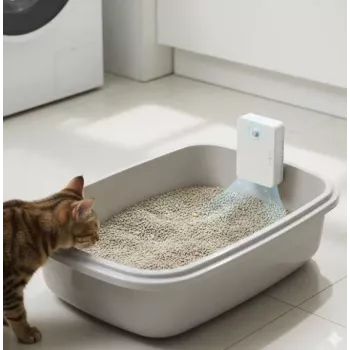 Catlink geurverwijderaar voor kattenbak CL-D-01 — ABS, wit, 75×37×108 mm