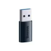 Baseus Ingenuity USB-A naar USB-C adapter OTG (blauw)