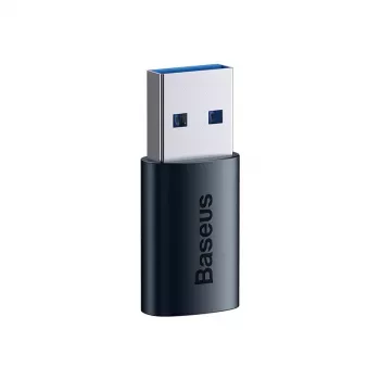 Baseus Ingenuity USB-A naar USB-C adapter OTG (blauw)