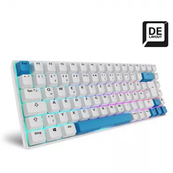 Sharkoon SKILLER SGK50 S3 PBT-toetsenbord gaming USB QWERTZ Duits wit