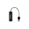Lanberg NC-0100-01 USB 2.0 naar RJ45 100 Mbit netwerkadapter, 0,15 m kabel
