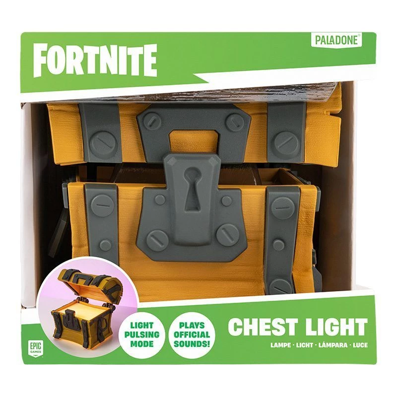 Tafellamp Paladone Fortnite Chest Light – thematische LED-noviteitenlamp