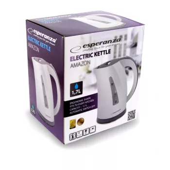 Waterkoker Esperanza 1,7 l 2200 W grijs wit