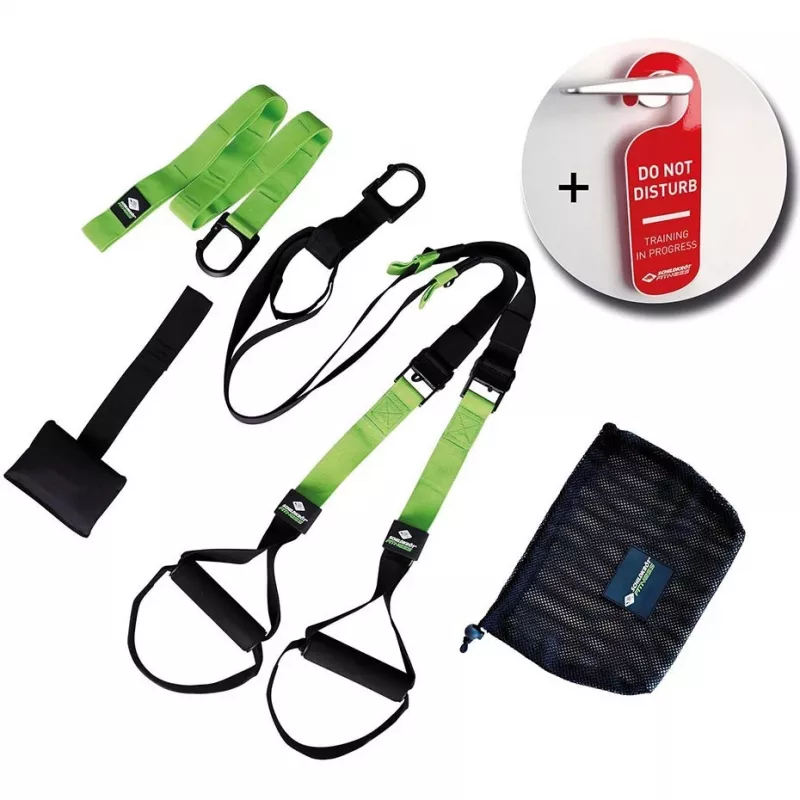 Schildkröt Fitness slingertrainer zwart-groen