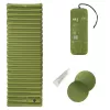 Toeristenmat met ingebouwde pomp NILS Camp NC4101 groen