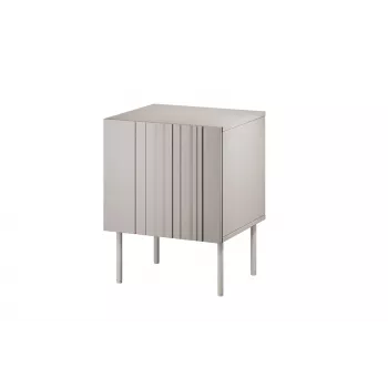 Nachtkastje Cama Meble ISLA 44,5x40x59 cm cashmere mat, MDF & spaanplaat, set van 2