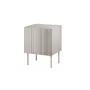 Nachtkastje Cama Meble ISLA 44,5x40x59 cm cashmere mat, MDF & spaanplaat, set van 2