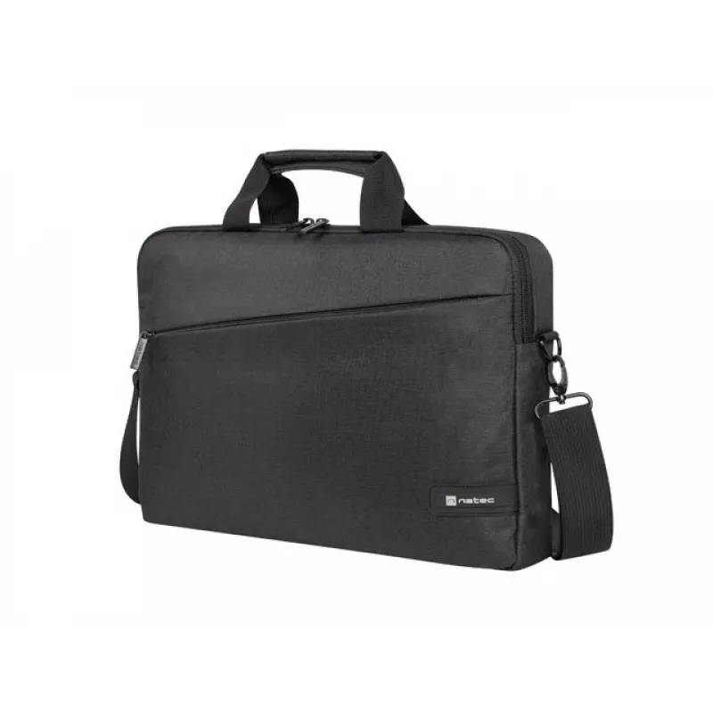 Aktetas NATEC Beira 39,6 cm (15,6 inch) — polyester, 1 hoofdvak, schouderband, zwart