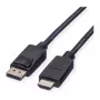 Video-kabel-adapter ROLINE 11.45.5780 1 m DisplayPort naar HDMI zwart