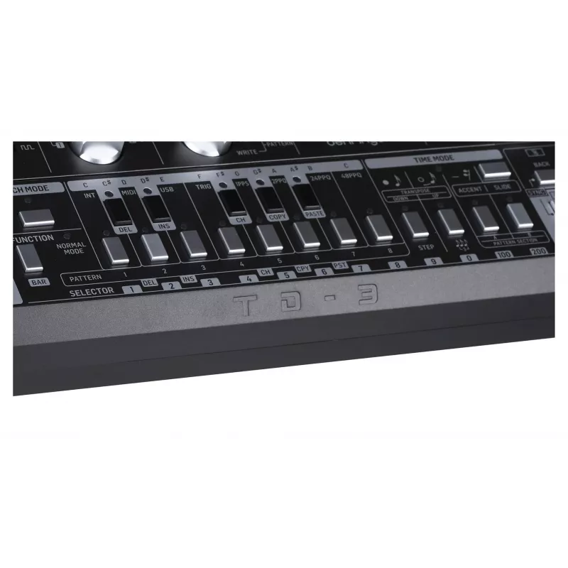 Behringer TD-3-BK analoge basline-synthesizer, zwart