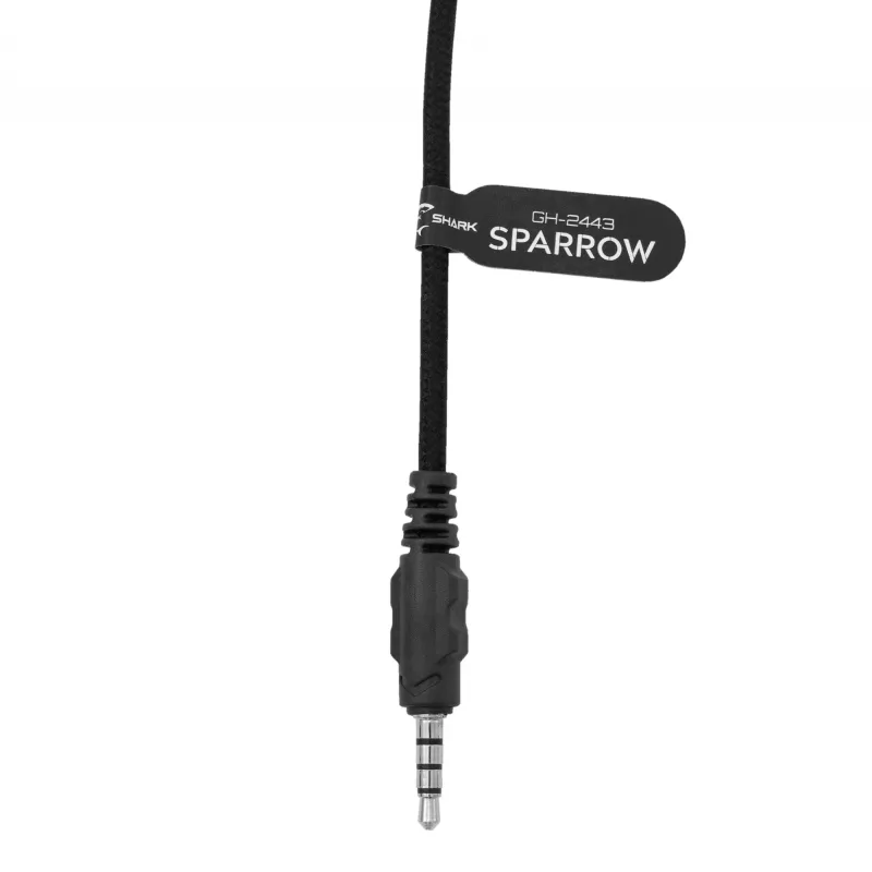 Koptelefoon White Shark GH-2443 Sparrow zwart