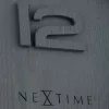NeXtime 3096GS - wandklok - quartzklok - rond - grijs - hout - volwassenen