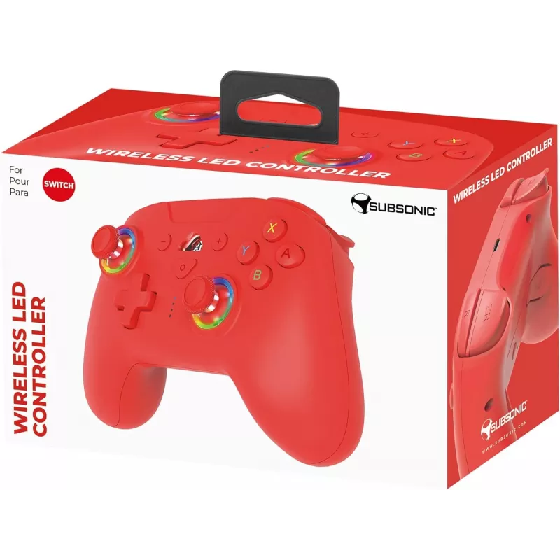 Subsonic draadloze LED-controller rood voor Switch