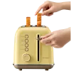 BUYDEEM 2-broodjes toaster, model DT620E, kleur Mellow Yellow, EU