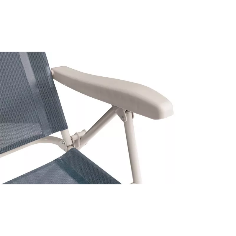 Campingstoel Outwell Cromer — 2-pootsvouwstoel, max. belasting 120 kg, gewicht 5,4 kg, blauw