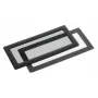 Stoffilter DEMCiflex Standaard voor 2 x 40-mm-ventilatoren, zwart, 130,7×60 mm