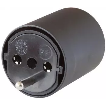 Netstekker-adapter Brennenstuhl 1081592404 zwart