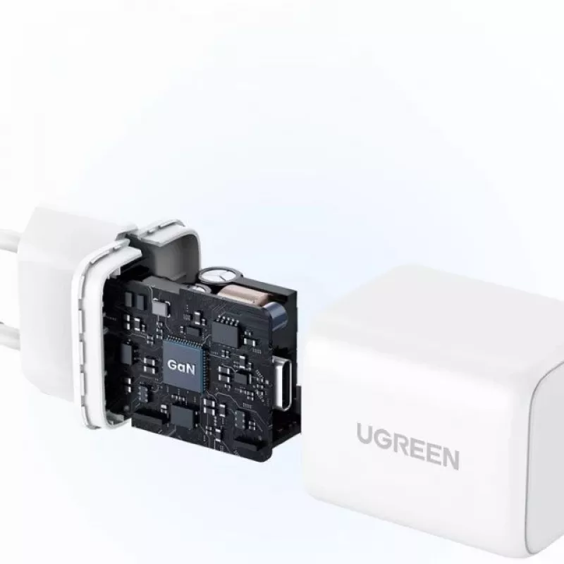 UGREEN Nexode N Series X513 195060 30W GaN-oplader, 1x USB-C, wit