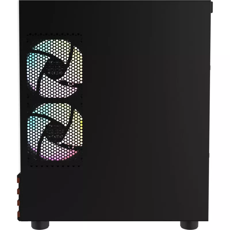 PC micro tower Thermaltake View 170 WS ARGB — micro-behuizing, zwart, ondersteunt PS2-voeding, 2x 120 mm zij- + 1x 120 mm achterventilator, 2,5/3,5 inch HDD