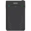 HDD/SSD-behuizing Unitek Y-3035 — 2,5/3,5 inch SATA, USB 3.2 Gen 1 (USB Type-B), 6 Gbit/s, zwart, AC-adapter