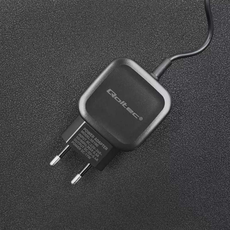 Qoltec 50190 oplader voor mobiele apparaten, telefoon, tablet, telefoon, universeel