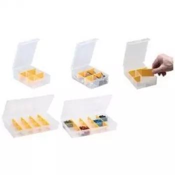 Opbergbox allit EuroPlus Basic maat 29/3-12 transparant slagvast