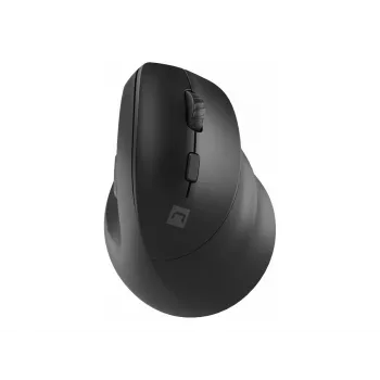 Draadloze optische muis NATEC CRAKE 2 — Bluetooth 5.2, 2400 DPI, 6 knoppen, rechtshandig, zwart