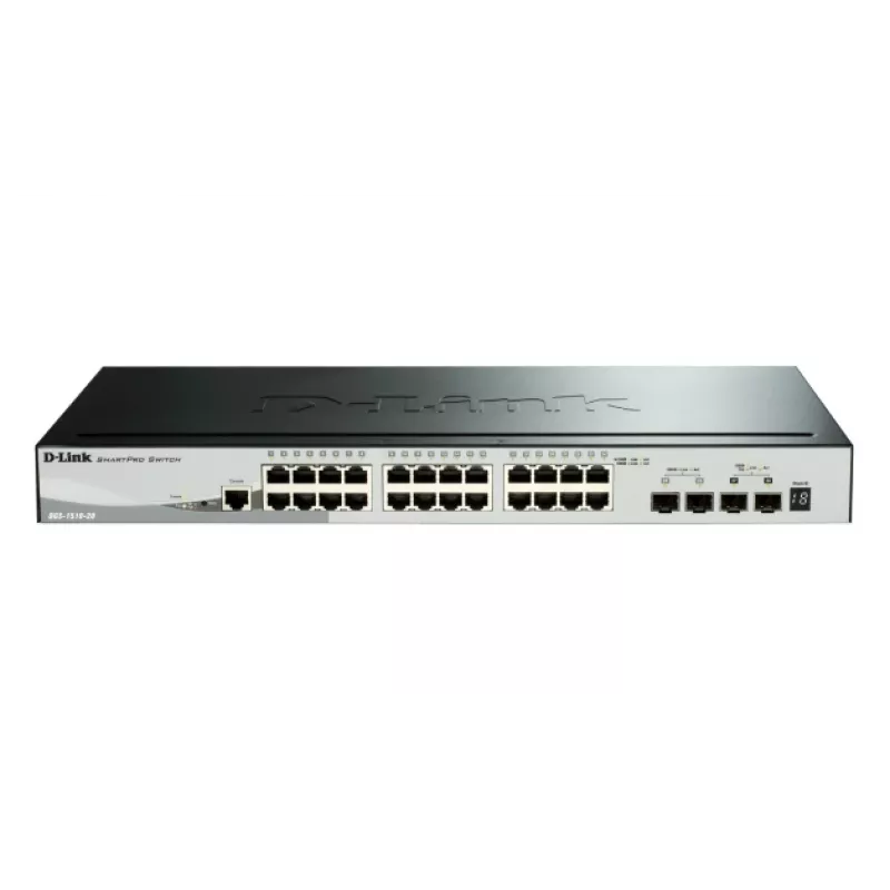 D-Link 52-poorts Gigabit Stackable POE Smart Managed Switch inclusief 4 x 10G SFP+