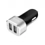Autolader 2x USB 2,4A aluminium