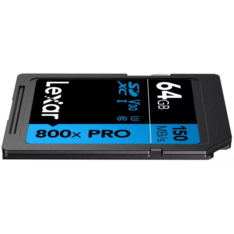 SDXC-flashgeheugen Lexar 64 GB UHS-I 800xPRO — Class 10, U3, V30, 150 MB/s