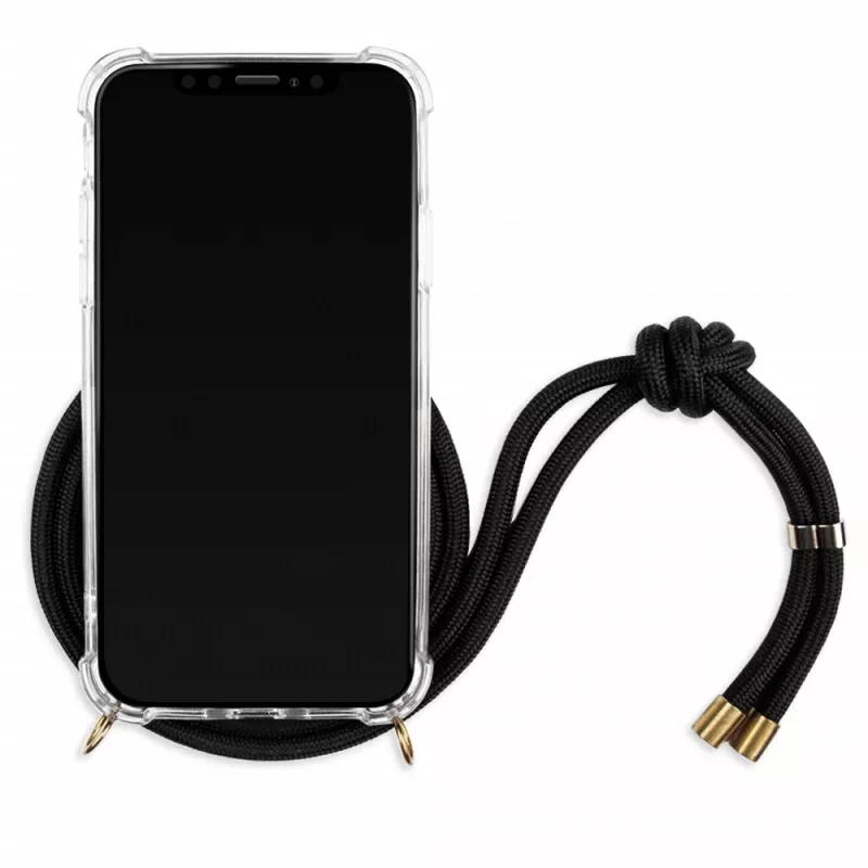 Lookabe telefoonhoesje met ketting voor iPhone XS Max, goud/zwart