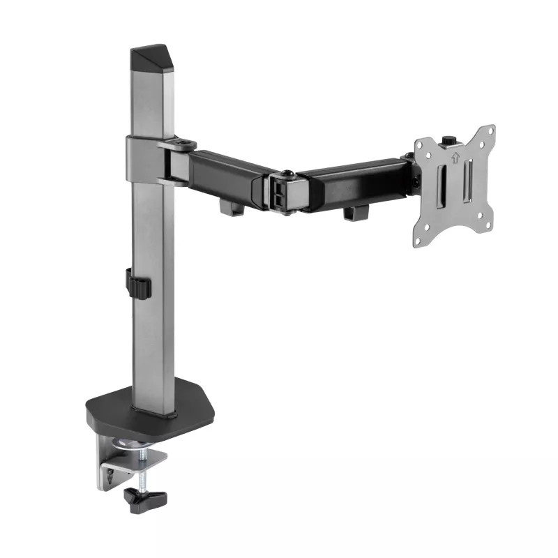 White Shark GMS-3204 Amenhotep I monitor-bureausteun, 17-32 inch, VESA 75x75/100x100, tot 9 kg, grijs