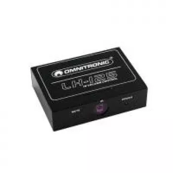 Volumeregelaar Omnitronic LH-125 IR 125W — passieve inline-niveauregelaar voor audiosystemen