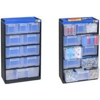 Opbergbak allit VarioPlus Pro 53/21 b x h d 300 525 - modulair kleinonderdelenmagazijn