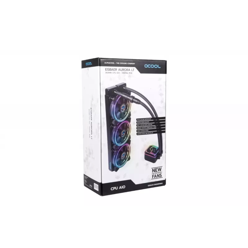 Alphacool Eisbaer LT360 Aurora HPE Digital RGB 360 mm AiO-waterkoeler