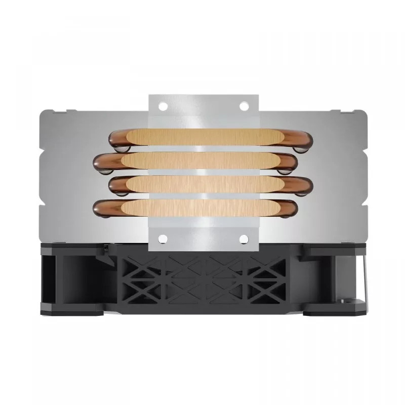 CPU-luchtkoeler SAVIO SAVGCOVORTEXX2ARGB met 4 heatpipes, 120-mm-ARGB-ventilator, zwart