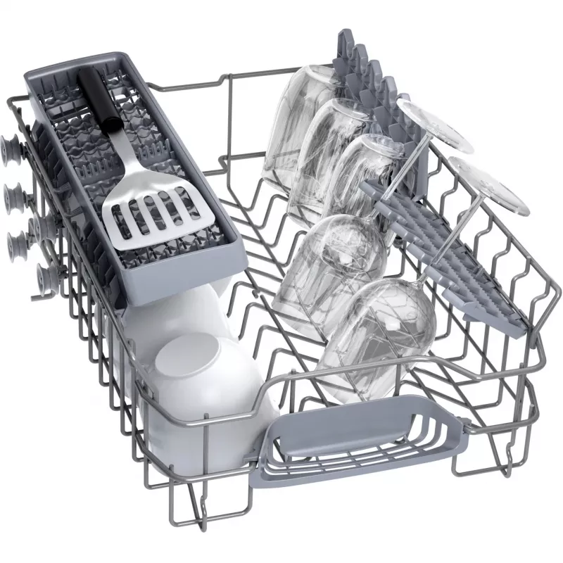 Vaatwasser Bosch Serie 2 SPI2HKS42E halfingebouwd slimline 45 cm, 10 couverts, 5 programma's, klasse E