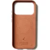 Mujjo Full Leather Case MagSafe hoes voor iPhone 17 Pro bruin