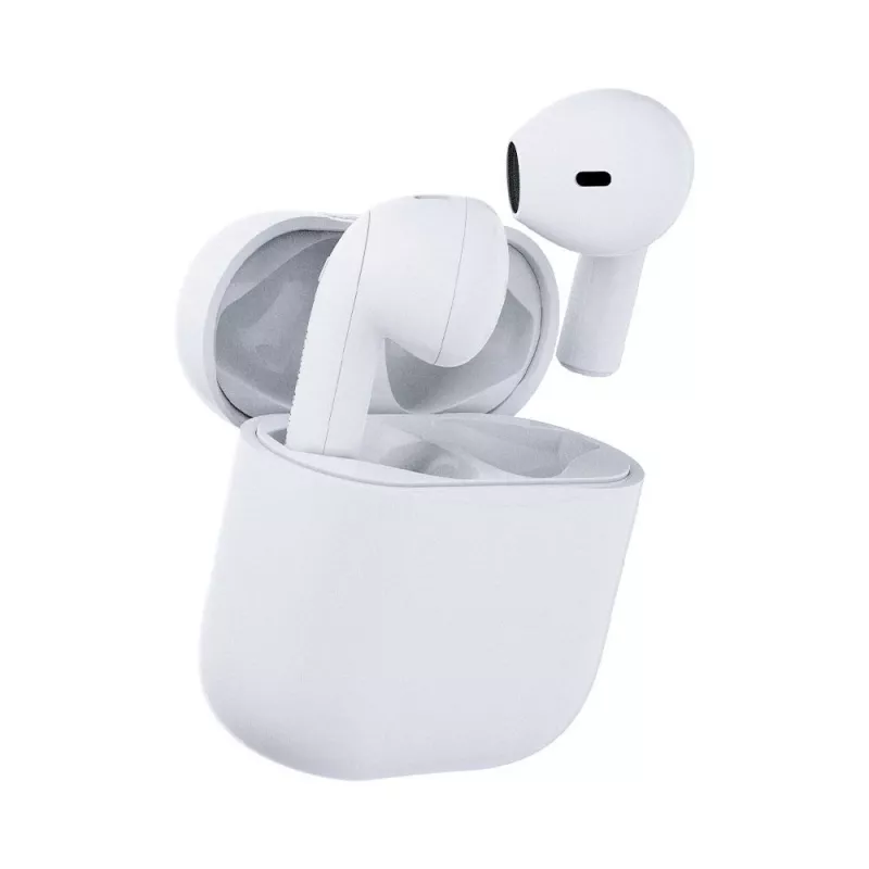 Headset happy plugs JOY TWS in-ear bluetooth voor gesprekken, muziek, sport — wit, 20–20000 Hz