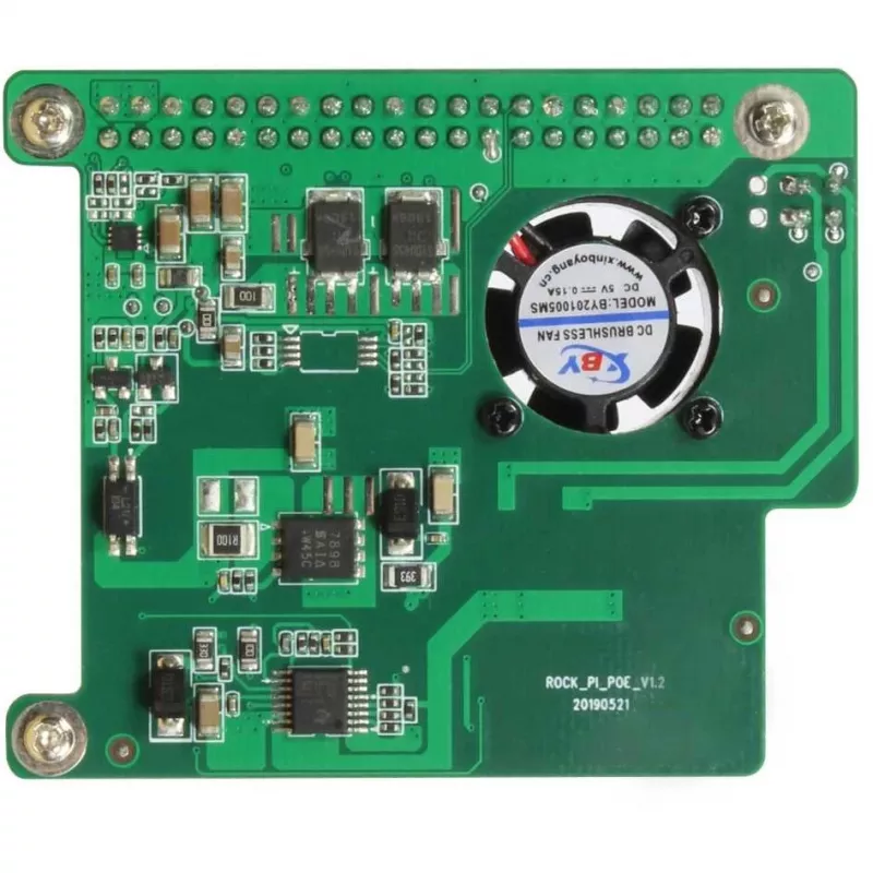ALLNET PoE Hat voor Radxa Rock 3A, 802.3at – Power-over-Ethernet-accessoire