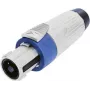 Neutrik NLT4FXX stekker zilver, blauw 1 st. (NLT4FXX)