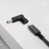 Akyga AK-ND-C09 oplaadadapter USB-C naar DC 4,5 x 3,0 mm + pin voor notebooks, 18,5-20 V, 100 W, voor HP