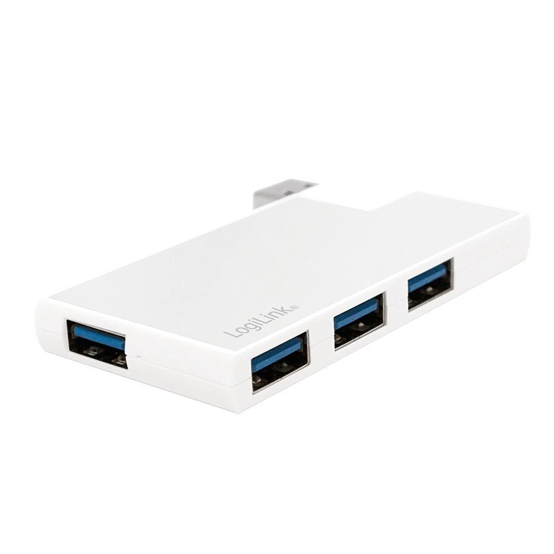 USB 3.0 4-poorts hub, zilver