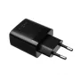 Vaste Dual-USB-Reisoplader FIXC17N-2U-BK, 17 W, draagbare USB-netadapter, zwart