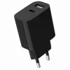 OPLADER USB UNIVERSEEL ZWART/2P TA-UC-2AC12-01-BK GEMBIRD