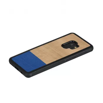 Telefoonhoesje man and wood voor Samsung Galaxy S9 – duifzwart, beschermende hardcase-achterkant
