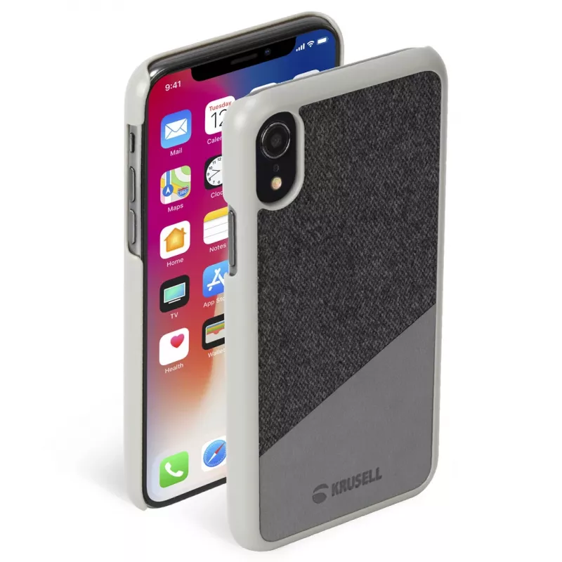 Hoesje Krusell Tanum iPhone XR 15,5 cm (6,1 inch) grijs