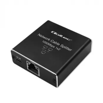 Splitter mini SWITCH 1x2 poort RJ45 1000 Mbit/s