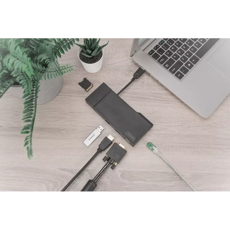 Digitus universeel dockingstation, USB 3.0, travel