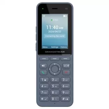 Grandstream Networks WP8256 IP-telefoon antraciet 3 lijnen LCD Wi-Fi